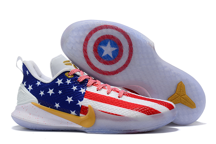 Nike Mamba Focus EP Kobe American Captain USA Shoes